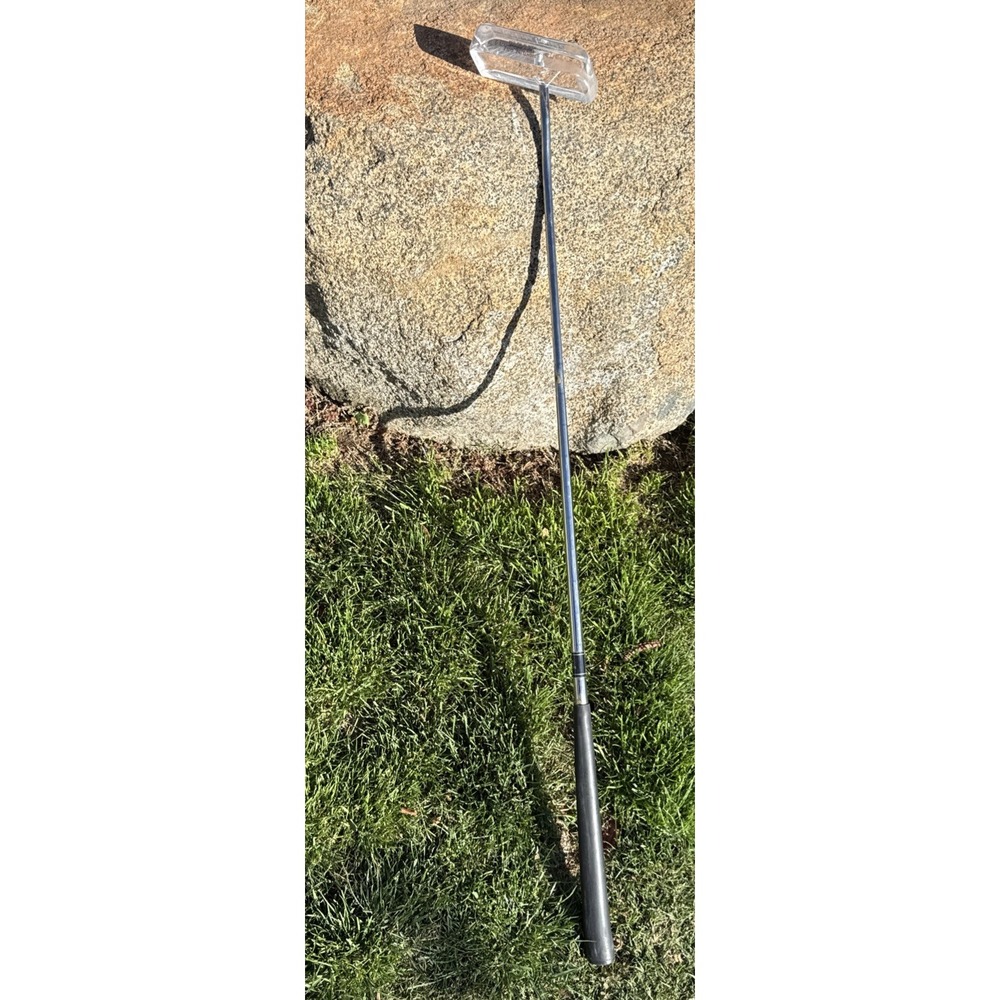 Sightline Golf Putter Ice Cube Shaped Club Clear Sight Guides RH 34" USA Made